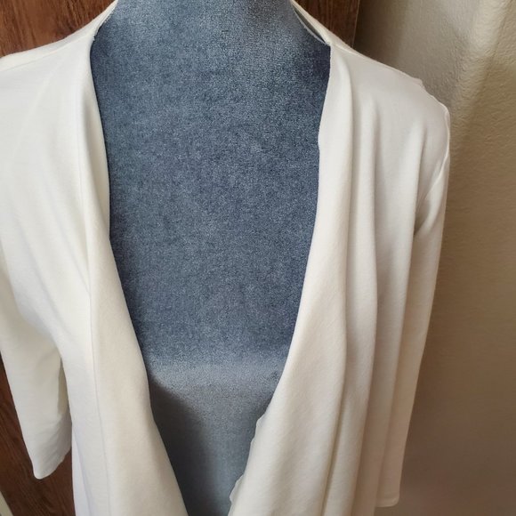 JRoberts  Womens Casual Jacket Size L White - Picture 7 of 8